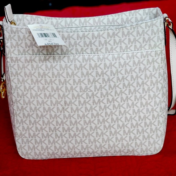 MICHAEL KORS - White and Cream Crossbody Bag - Picture 6 of 8